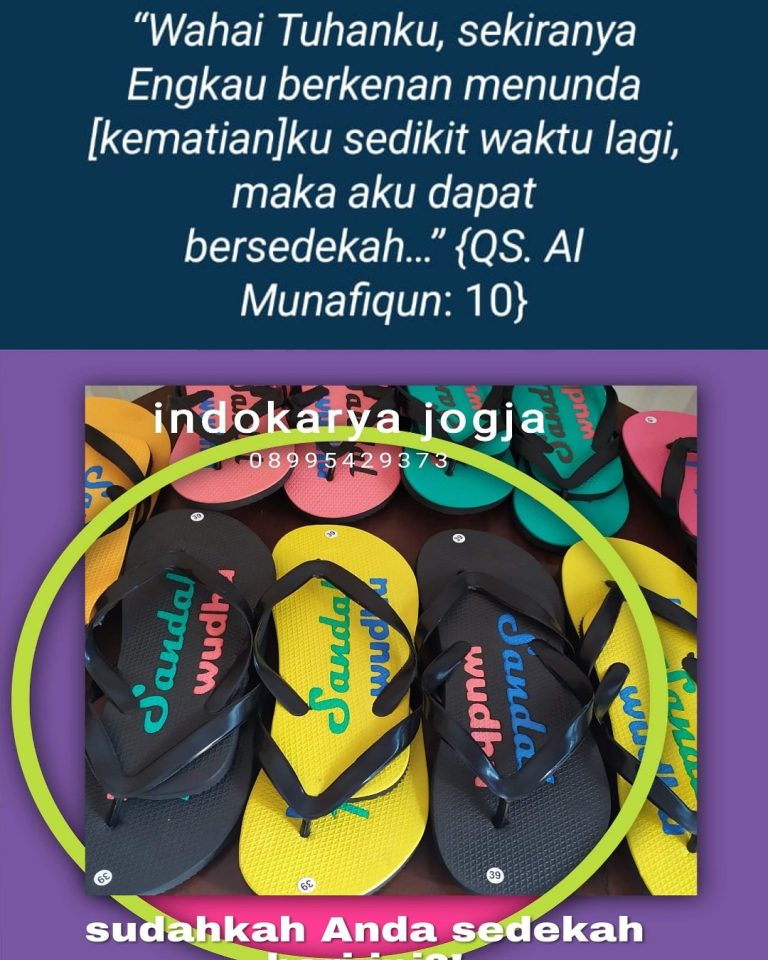 Sandal Wudhu Sulawesi Tengah