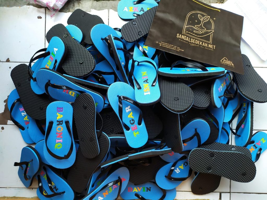 Jual sandal wudhu pondok pesantren