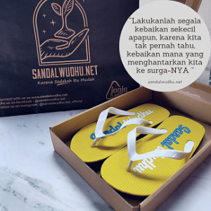 Keutamaan Sedekah Ramadhan Dengan Sandal Wudhu