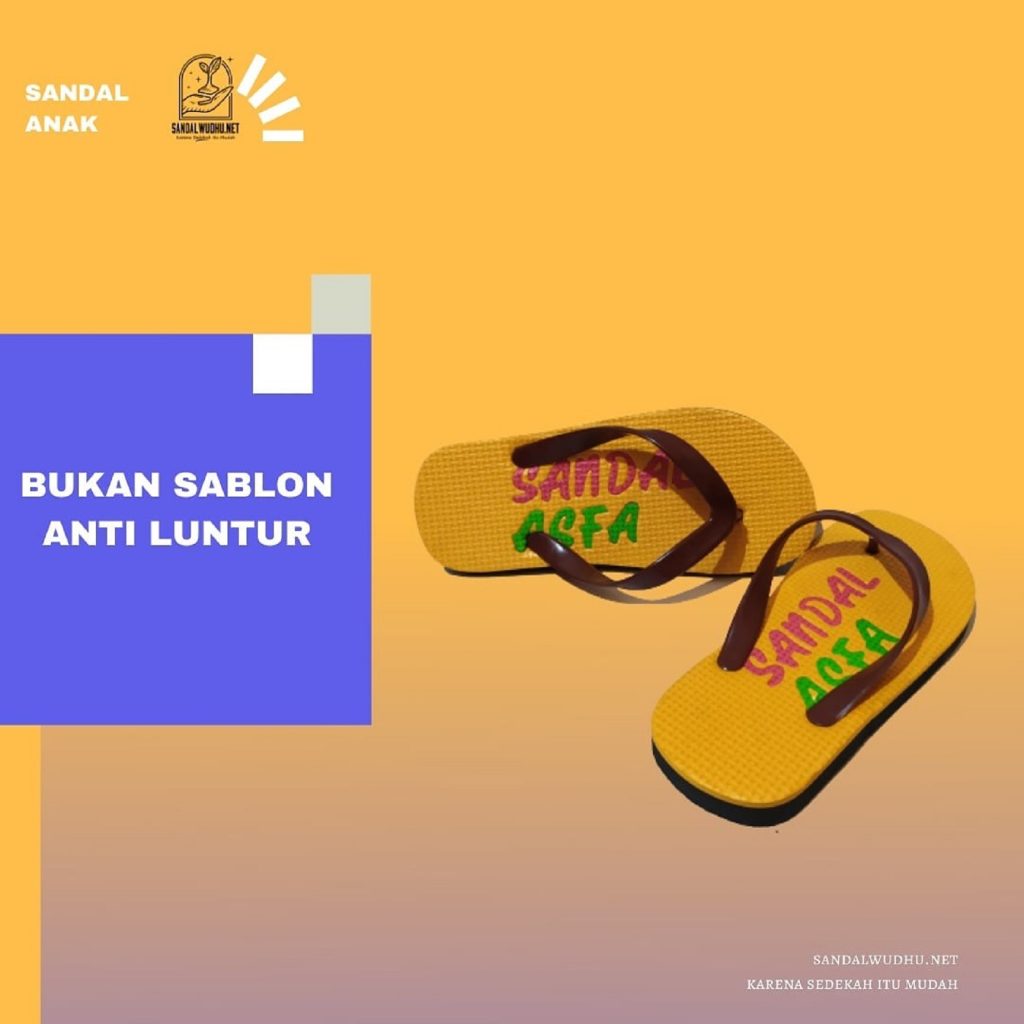 Sandal Custom Nama Anak