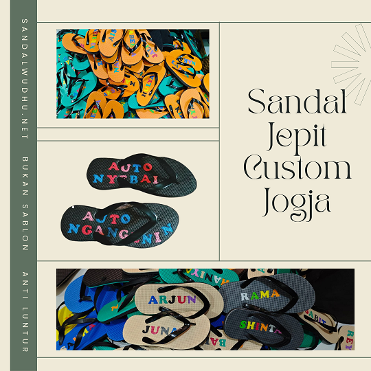 Sandal Jepit Custom Jogja
