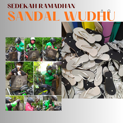 Sedekah Ramadhan Sandal Wudhu