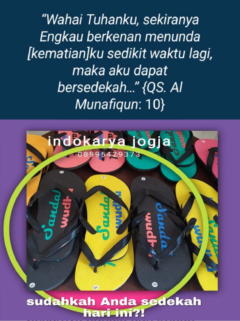 Sedekah Sandal Masjid