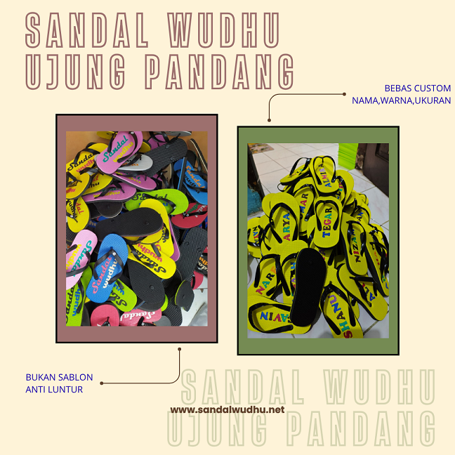 Sandal Wudhu Ujung Pandang