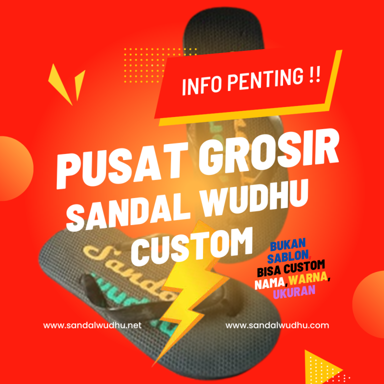 sandal wudhu custom