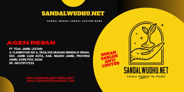 sandal wudhu jambi