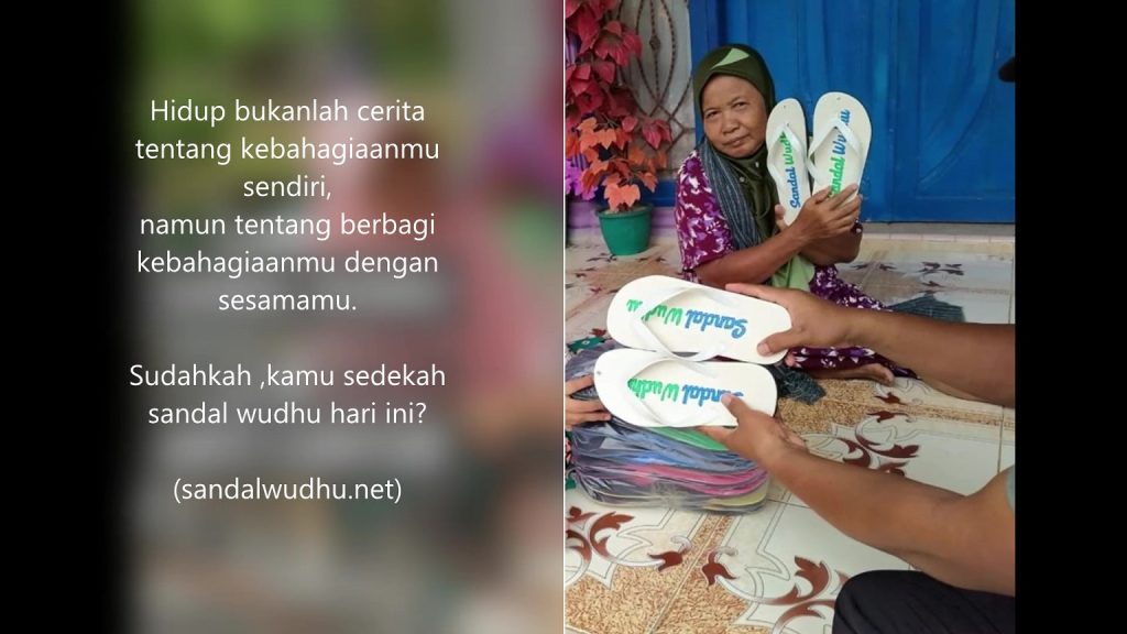 sandal wudhu murah
