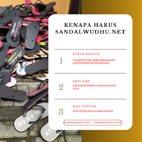 sandal wudhu jogja