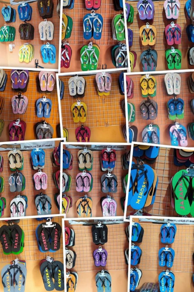 sandal sedekah