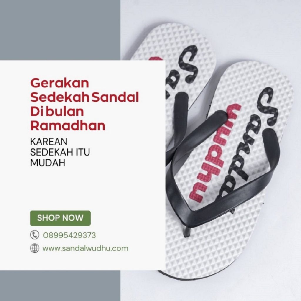 sandal sedekah ramadhan