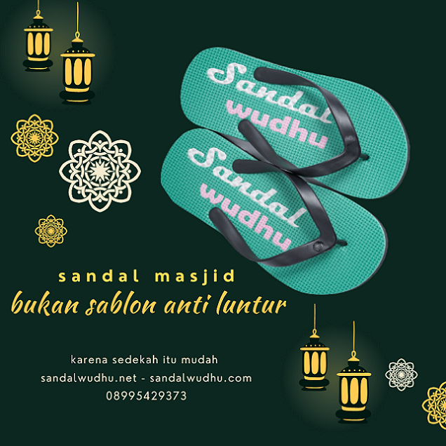 sandal wudhu