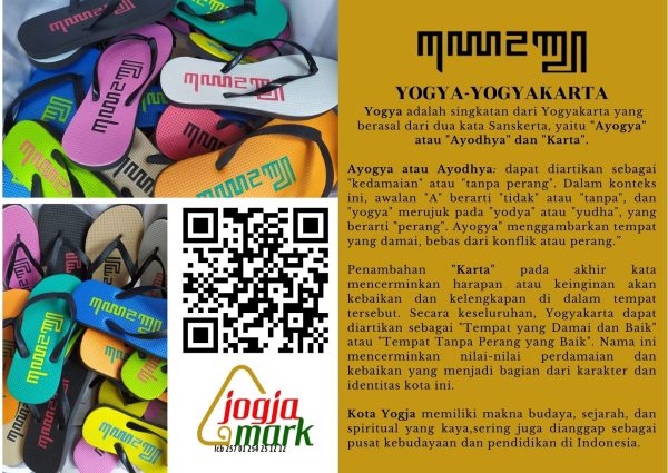 Sandal Aksara Jawa Seri YOGYA Sandal Aksara Jawa Seri YOGYA