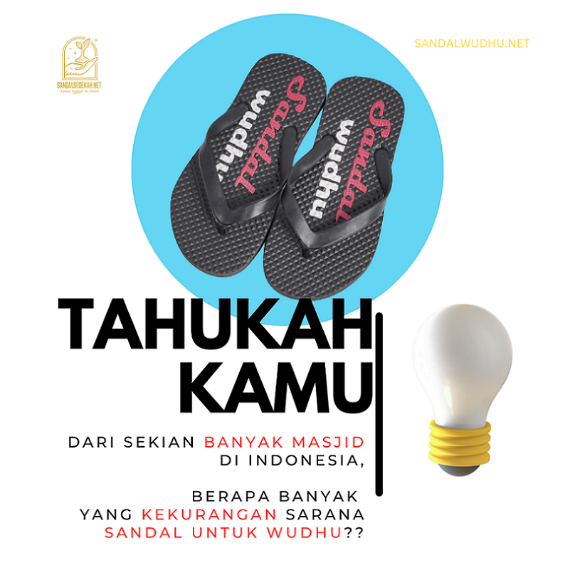 sedekah sandal wudhu