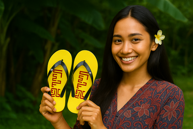 URUP Javanese Script Sandals