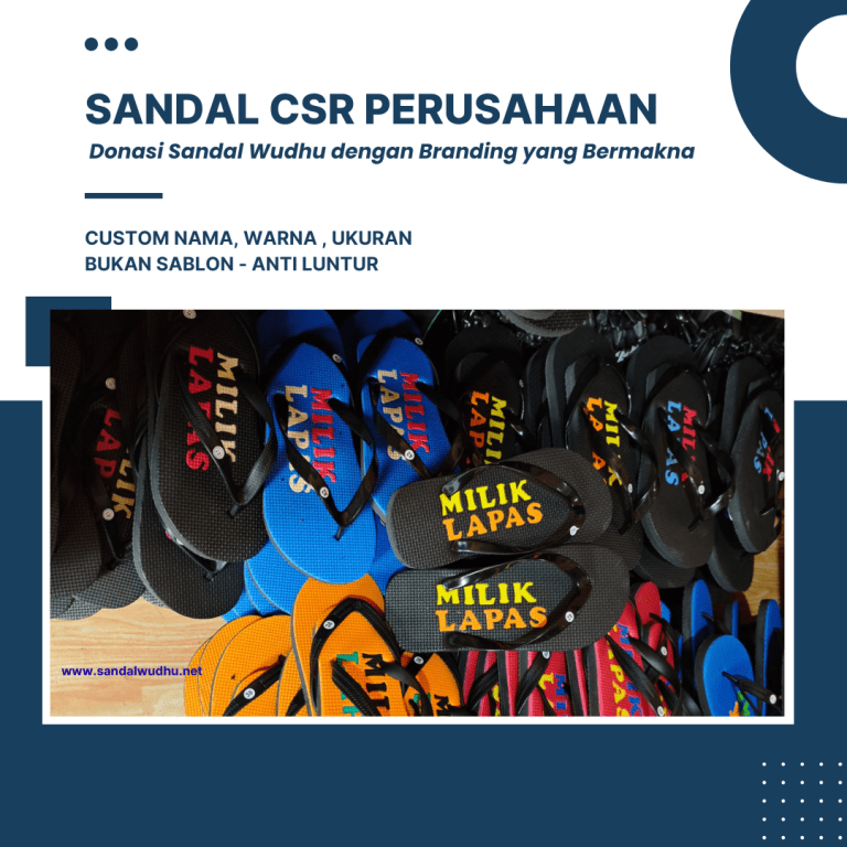 Sandal CSR Perusahaan